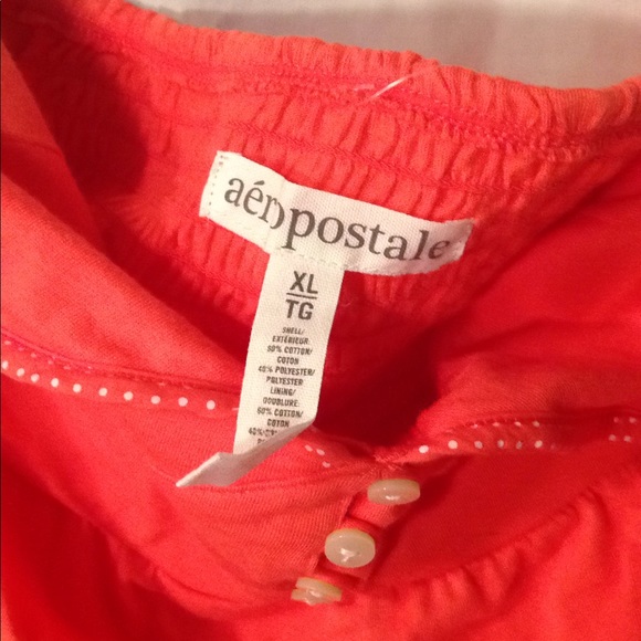NEW Women's Aeropostale summer dress XL orange - Picture 5 of 6